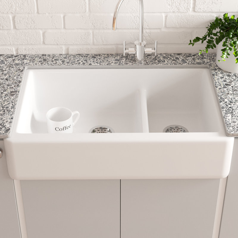 K64270,7,FD Kohler Whitehaven Smart Divide 36" L x 22" W Farmhouse